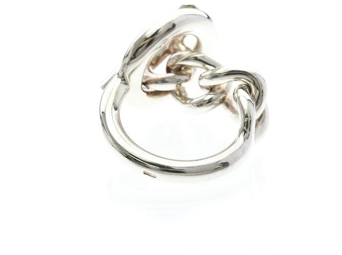 Ring Hermès Anello Croisette Hermes in Argento 925 - vista 3