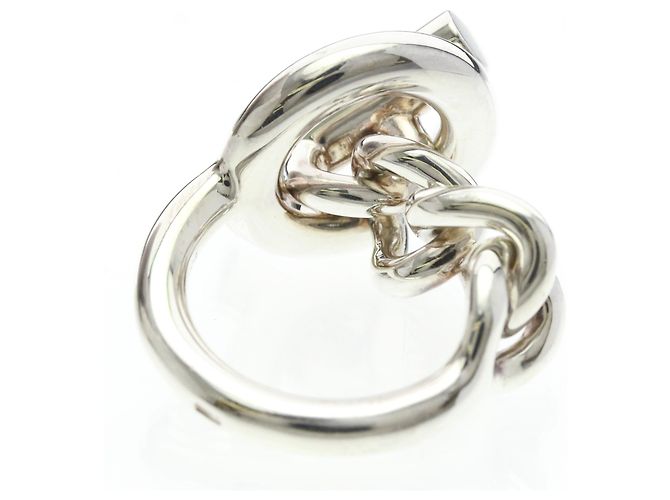 Ring Hermès Anello Croisette Hermes in Argento 925 - vista 7