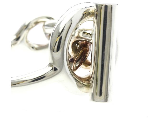 Ring Hermès Anello Croisette Hermes in Argento 925 - vista 9