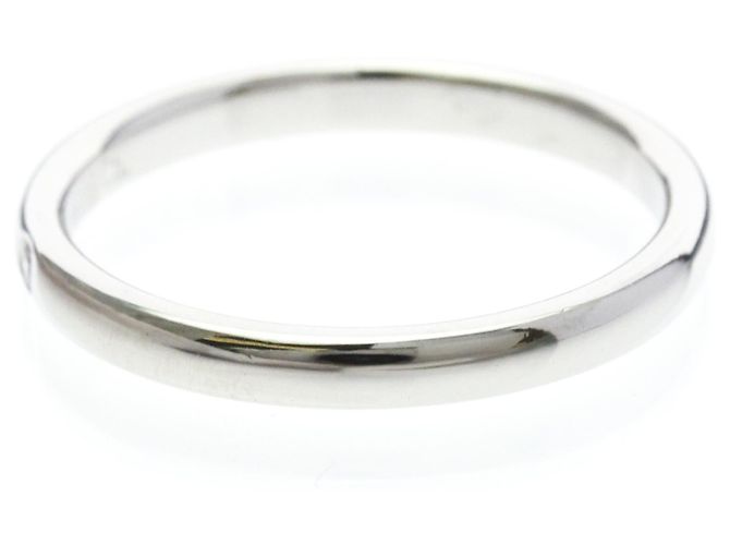 Tiffany & Co Tiffany Stacking Ring mit Diamant in Platin Silber - Ansicht 2