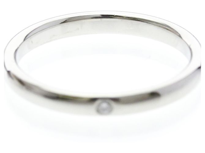 Tiffany & Co Tiffany Stacking Ring mit Diamant in Platin Silber - Ansicht 5