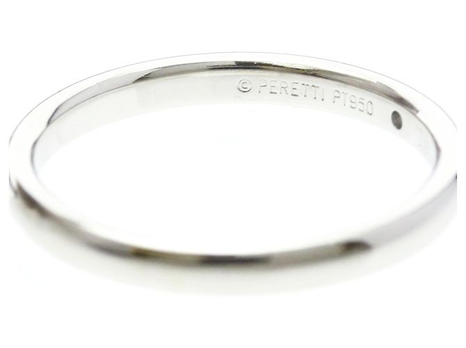 Tiffany & Co Tiffany Stacking Ring mit Diamant in Platin Silber - Ansicht 7