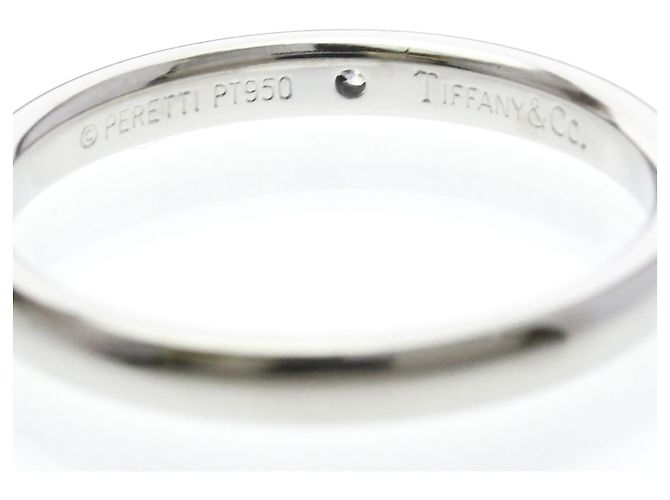 Tiffany & Co Tiffany Stacking Ring mit Diamant in Platin Silber - Ansicht 8