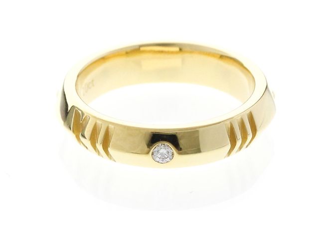 Tiffany & Co Anello Atlas X chiuso in oro giallo Tiffany D'oro - vista 3