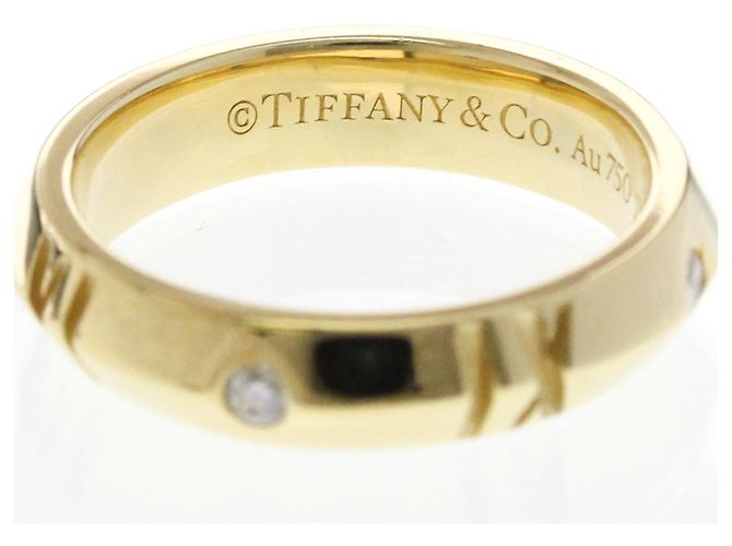 Tiffany & Co Anello Atlas X chiuso in oro giallo Tiffany D'oro - vista 5