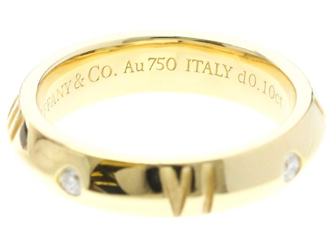 Tiffany & Co Anello Atlas X chiuso in oro giallo Tiffany D'oro - vista 6