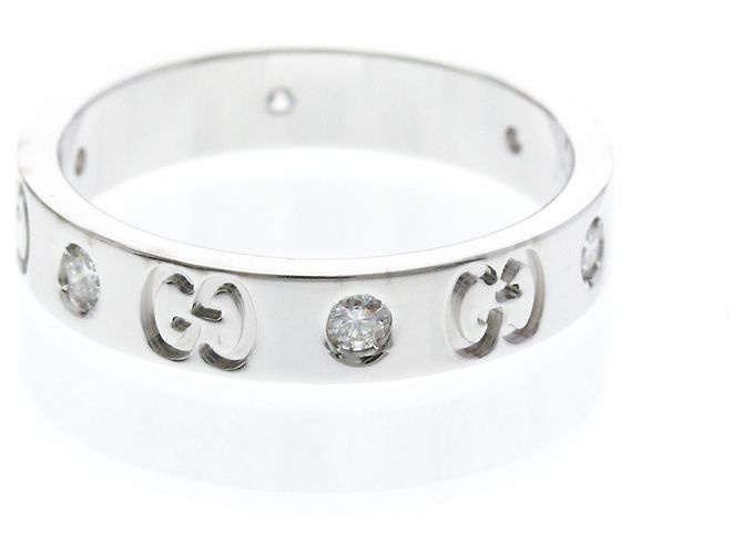 Gucci Icon Ring Diamant in Weißgold (18K) Silber - Ansicht 4