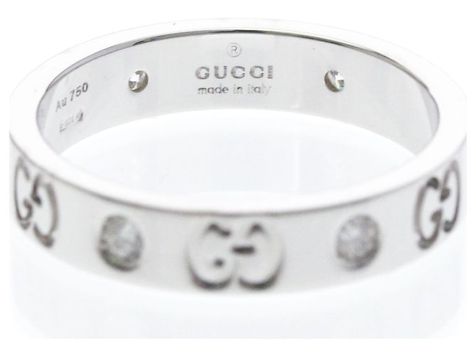 Gucci Icon Ring Diamant in Weißgold (18K) Silber - Ansicht 5