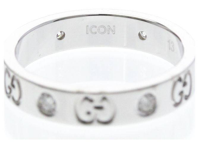 Gucci Icon Ring Diamant in Weißgold (18K) Silber - Ansicht 8
