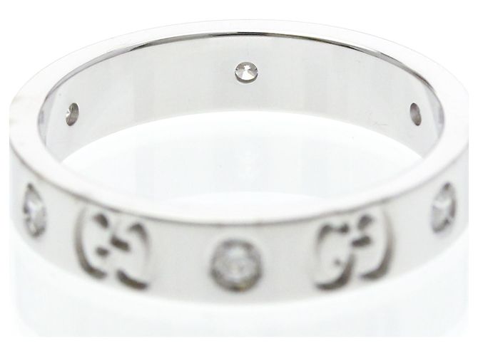 Gucci Icon Ring Diamant in Weißgold (18K) Silber - Ansicht 9