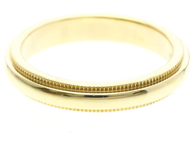 Tiffany & Co Anello Tiffany Milgrain in oro giallo 18K D'oro - vista 2