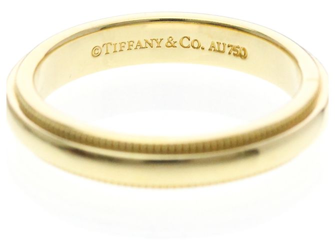 Tiffany & Co Anello Tiffany Milgrain in oro giallo 18K D'oro - vista 5