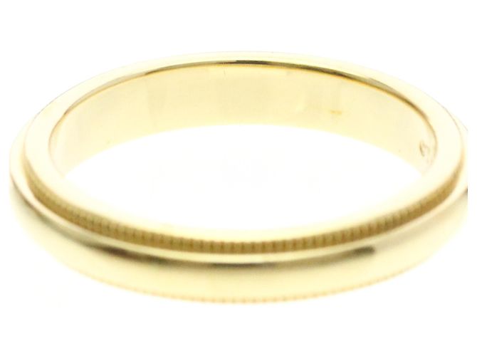 Tiffany & Co Anello Tiffany Milgrain in oro giallo 18K D'oro - vista 6