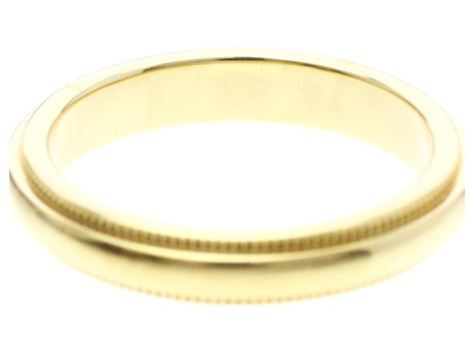 Tiffany & Co Anello Tiffany Milgrain in oro giallo 18K D'oro - vista 7