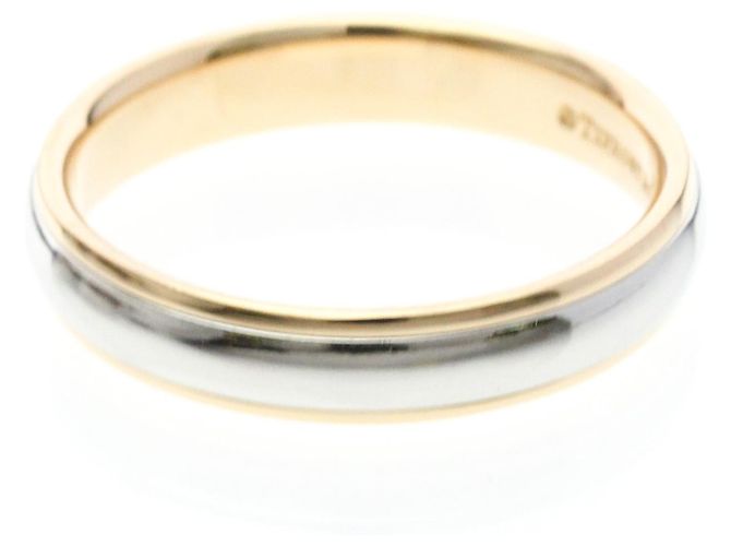 Tiffany & Co Anello Tiffany Together Milgrain in oro rosa e platino Argento D'oro - vista 2