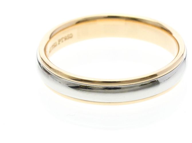 Tiffany & Co Anello Tiffany Together Milgrain in oro rosa e platino Argento D'oro - vista 4