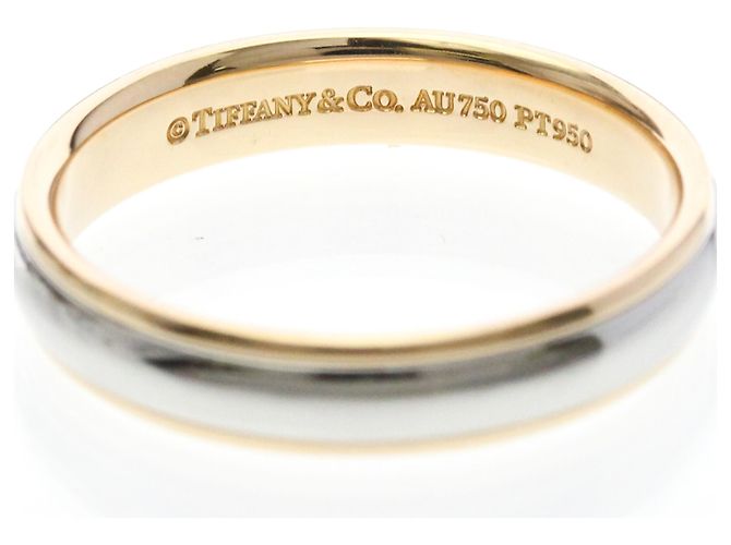Tiffany & Co Anello Tiffany Together Milgrain in oro rosa e platino Argento D'oro - vista 5