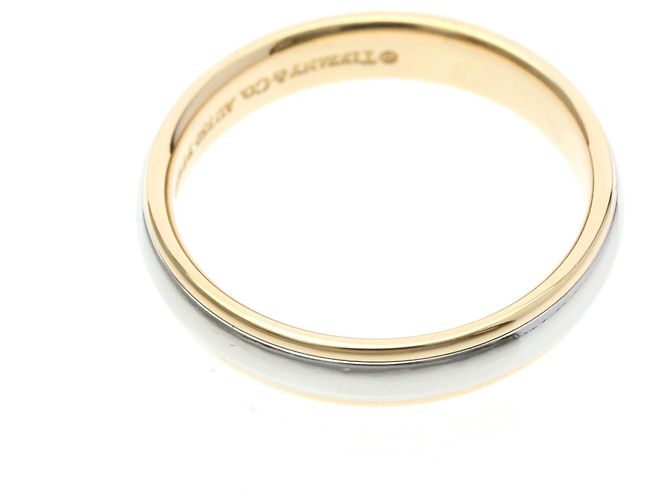 Tiffany & Co Anello Tiffany Together Milgrain in oro rosa e platino Argento D'oro - vista 9