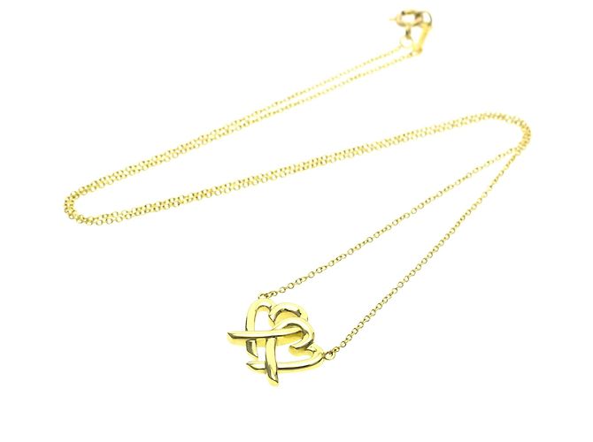 Tiffany & Co Collana Tiffany Double Loving Heart D'oro - vista 11