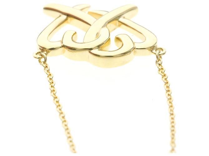 Tiffany & Co Collana Tiffany Double Loving Heart D'oro - vista 6