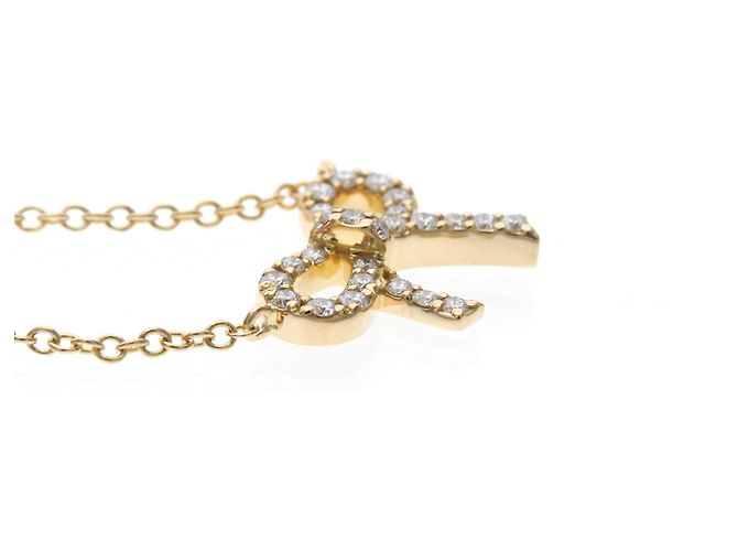 Tiffany & Co Collana Tiffany Metro Bow in diamante D'oro - vista 5