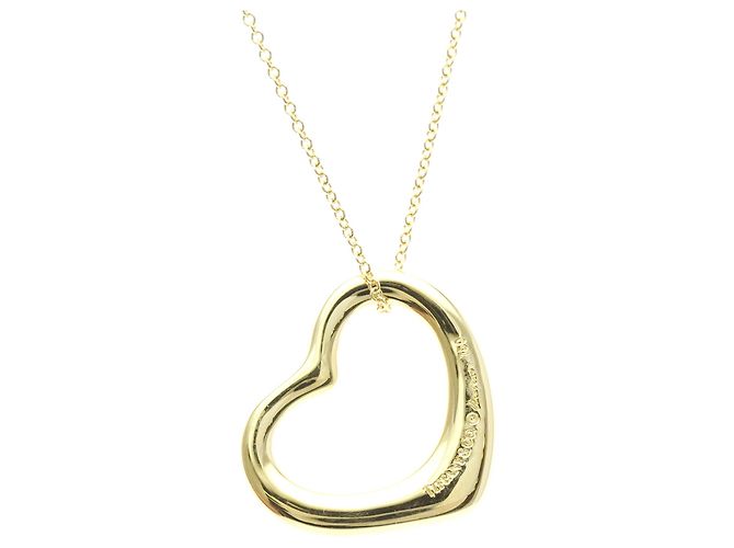Tiffany & Co Collana Tiffany Open Heart in oro giallo 18K D'oro - vista 2