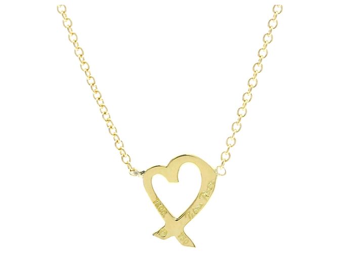 Tiffany & Co Collana Tiffany Loving Heart in oro 18K D'oro - vista 2