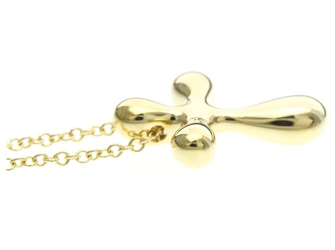 Tiffany & Co Collana piccola croce in oro 18K Tiffany D'oro - vista 5