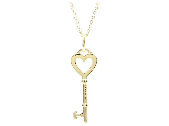 Tiffany & Co Collana Tiffany Heart Key in oro giallo 18K D'oro - vista 2