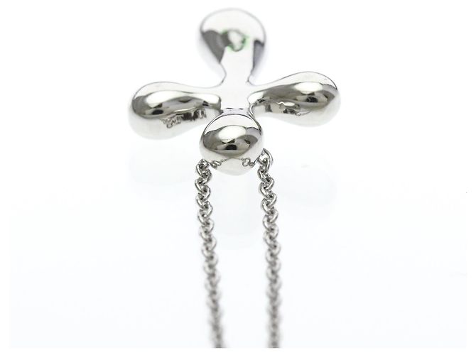 Tiffany & Co Collana Tiffany Cross in platino Argento - vista 6