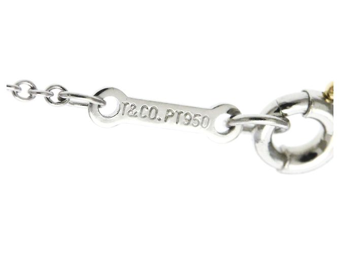Tiffany & Co Collana Tiffany Cross in platino Argento - vista 8