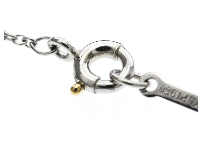 Tiffany & Co Collana Tiffany Cross in platino Argento - vista 9