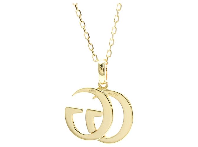 Collana Gucci Double GG D'oro - vista 2