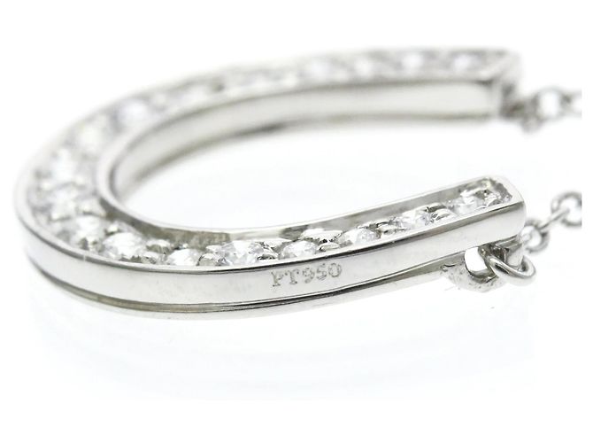 Tiffany & Co Collana Tiffany Horseshoe in Diamanti Argento - vista 10
