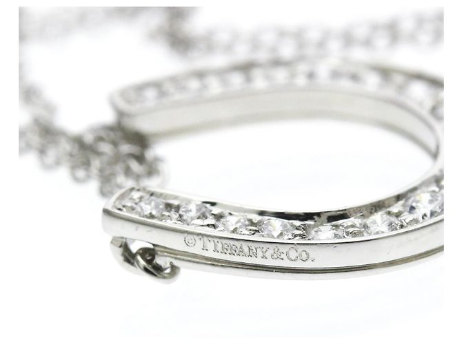 Tiffany & Co Collana Tiffany Horseshoe in Diamanti Argento - vista 11