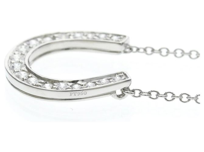 Tiffany & Co Collana Tiffany Horseshoe in Diamanti Argento - vista 3