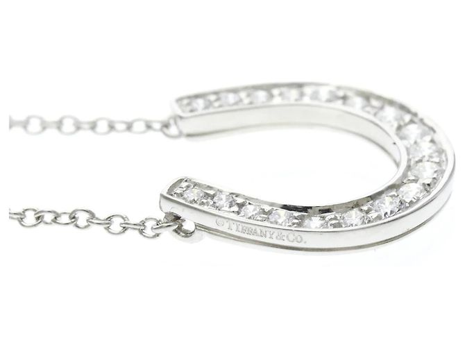 Tiffany & Co Collana Tiffany Horseshoe in Diamanti Argento - vista 5