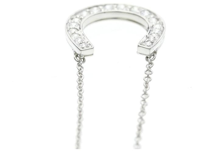 Tiffany & Co Collana Tiffany Horseshoe in Diamanti Argento - vista 6