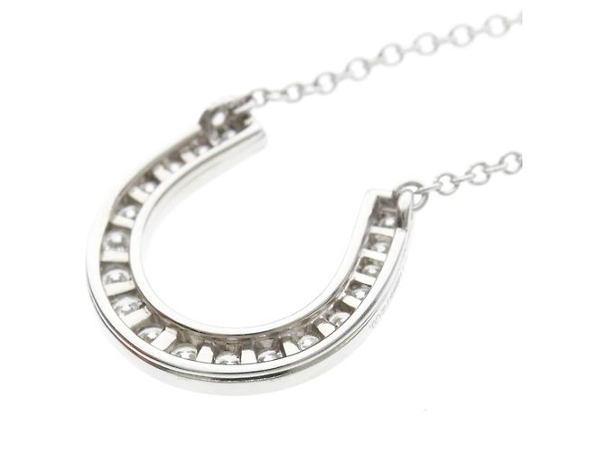 Tiffany & Co Collana Tiffany Horseshoe in Diamanti Argento - vista 8