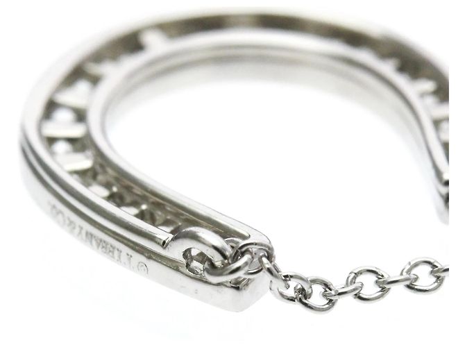 Tiffany & Co Collana Tiffany Horseshoe in Diamanti Argento - vista 9