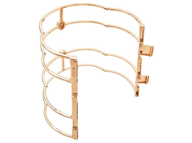Bracciale Messika, "Glam'Azone", oro rosa, diamanti. - vista 4
