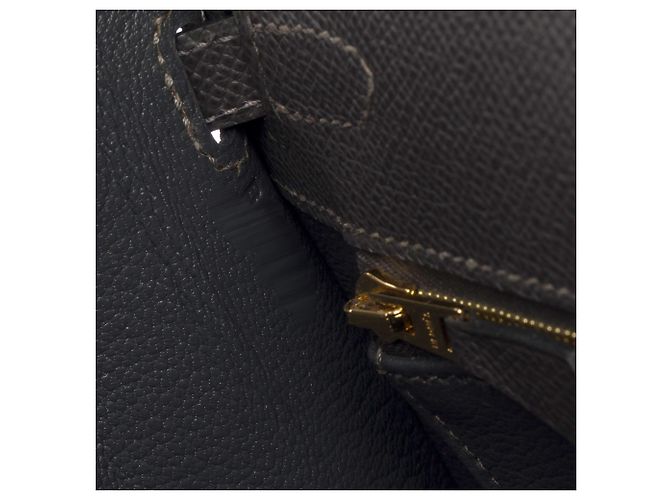 Hermès Borsa HERMES Kelly 25 in Pelle Grigia - 103628 Grigio - vista 8
