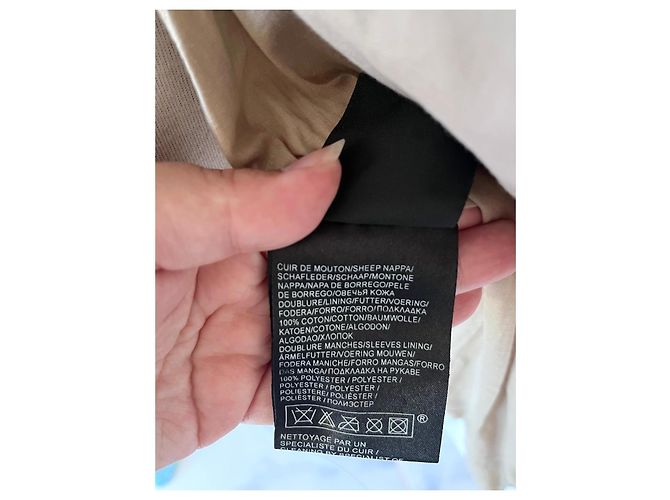 Oakwood Chaqueta de cuero blanco - vista 11