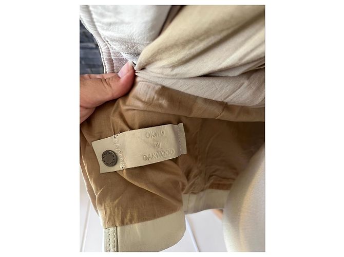Oakwood Chaqueta de cuero blanco - vista 9