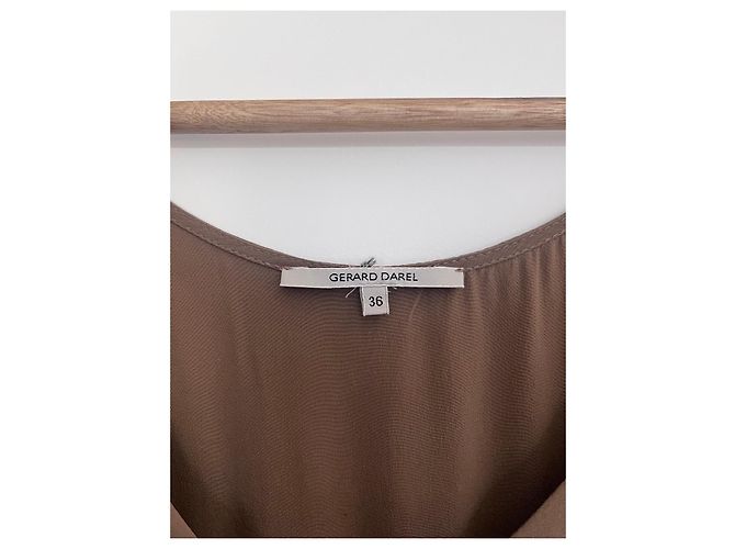 Gerard Darel Mono de seda marrón Castaño - vista 3