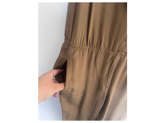 Gerard Darel Mono de seda marrón Castaño - vista 5