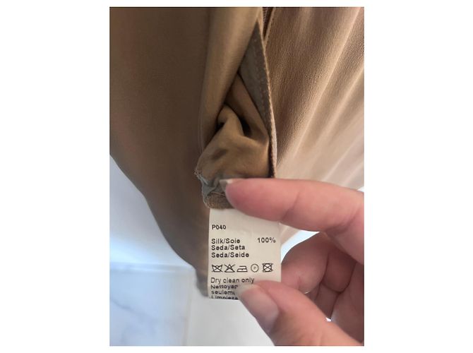 Gerard Darel Mono de seda marrón Castaño - vista 7