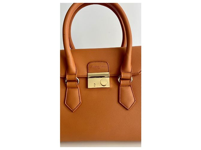 Borsa a mano Christian Lacroix in pelle marrone - vista 2