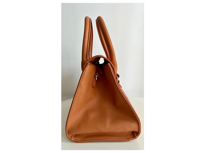 Borsa a mano Christian Lacroix in pelle marrone - vista 3