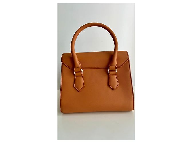 Borsa a mano Christian Lacroix in pelle marrone - vista 4